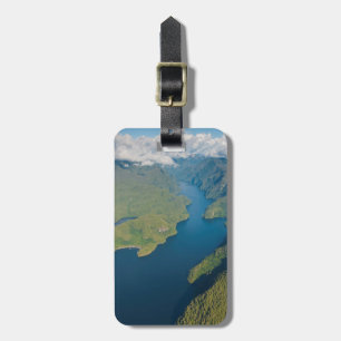 Küstenlandschaft im Regenwald des Großen Bären Gepäckanhänger
