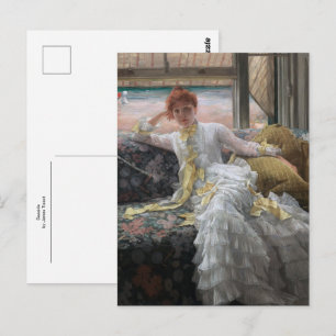 Küstenlandschaft von James Tissot Postkarte