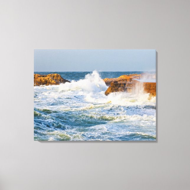 Küstenlandschaft-Wandkunst Leinwanddruck (Vorderseite)