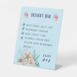 Küstenliebe Dessertbar Hochzeitstisch Sockelschild