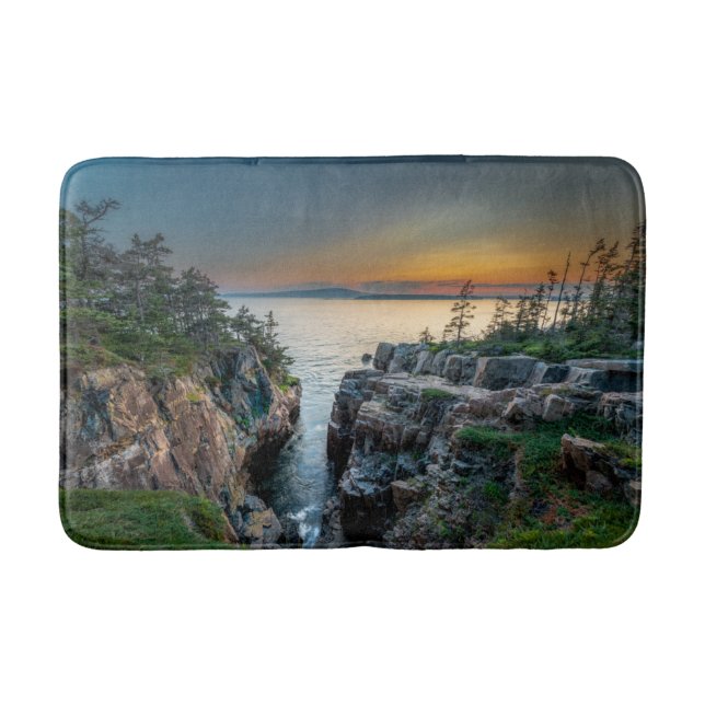 Küstenlinie | Acadia National Park, Maine Badematte (Vorderseite)