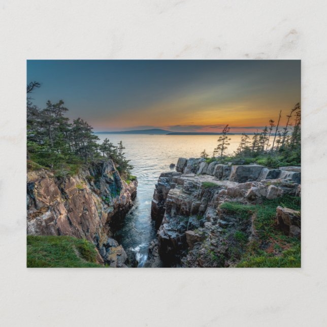 Küstenlinie | Acadia National Park, Maine Postkarte (Vorderseite)