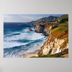 Küstenlinie   Big Sur, Kalifornien Poster