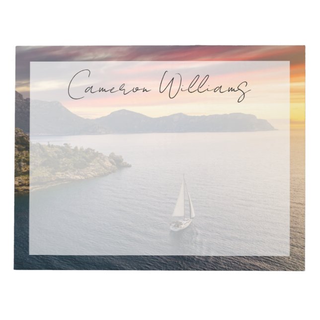 Küstenlinie | Bodrum, Türkei Notizblock (Vorderseite)