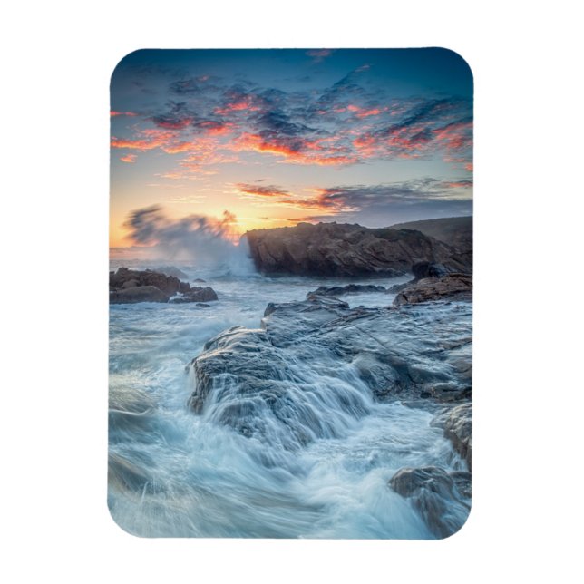 Küstenlinie | Carmel California Magnet (Vertikal)