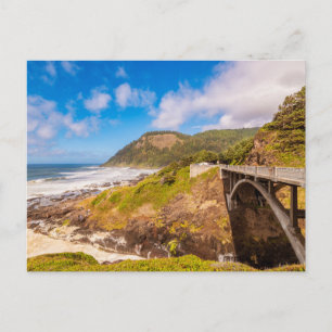 Küstenlinie   Cook's Chasm, Yachats, Oregon Postkarte