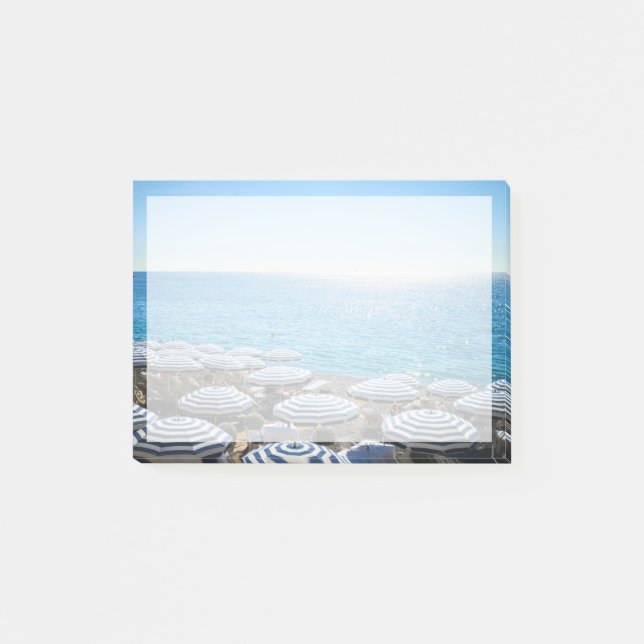 Küstenlinie | Französische Riviera, Nizza, Frankre Post-it Klebezettel (Vorderseite)