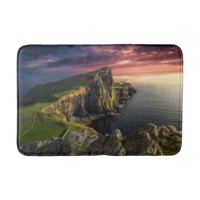 Küstenlinie | Insel Skye, Schottland Badematte (Vorderseite)