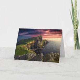 Küstenlinie   Insel Skye, Schottland Karte