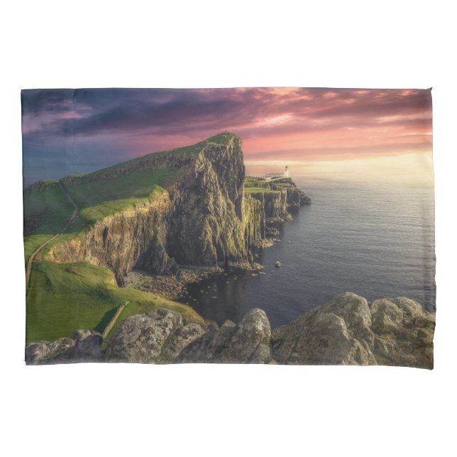 Küstenlinie | Insel Skye, Schottland Kissenbezug (Vorderseite)