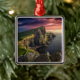 Küstenlinie Insel Skye, Schottland Ornament Aus Metall