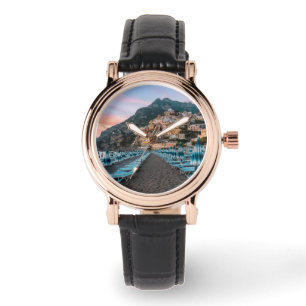 Küstenlinie Kampanien, Italien Armbanduhr