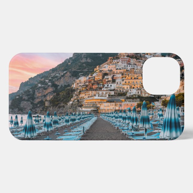 Küstenlinie | Kampanien, Italien iPhone Hülle (Rückseite (Horizontal))