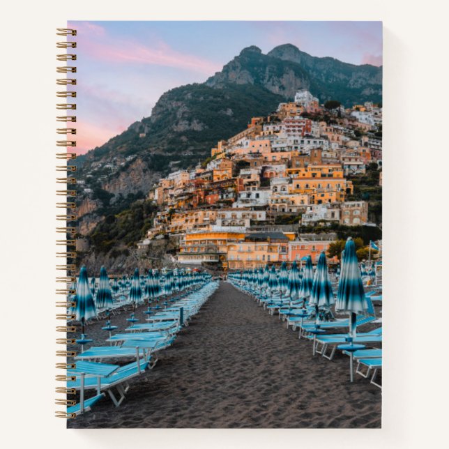 Küstenlinie | Kampanien, Italien Notizbuch (Vorderseite)