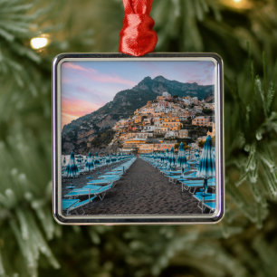 Küstenlinie Kampanien, Italien Ornament Aus Metall
