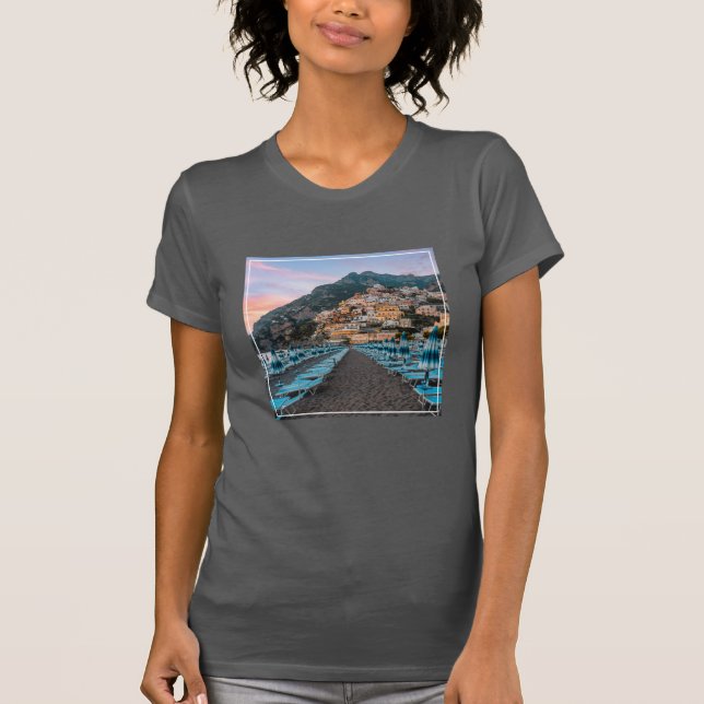 Küstenlinie | Kampanien, Italien T-Shirt (Vorderseite)