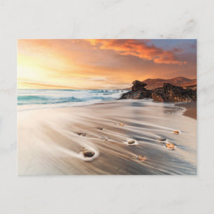 Küstenlinie Kanarische Inseln, Spanien Postkarte