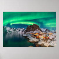 Küstenlinie | Lofoten Islands, Hamnoy, Norwegen