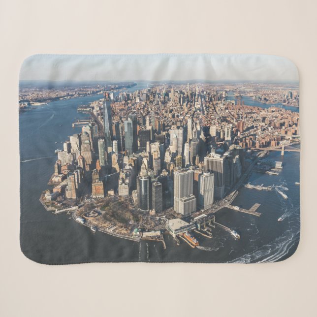 Küstenlinie | Manhattan, New York City Sherpadecke (Vorderseite (Horizontal))