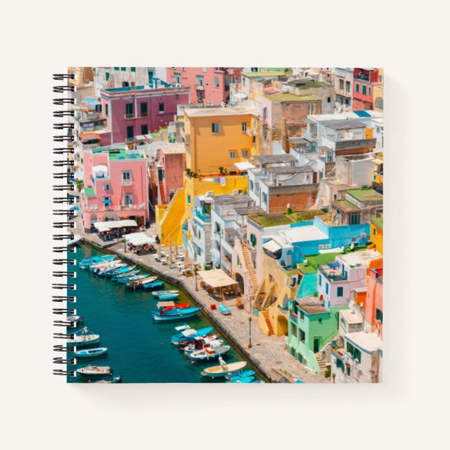Küstenlinie | Neapel Italien Notizbuch (Vorderseite)
