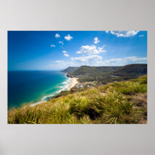 Küstenlinie   New South Wales, Australien Poster
