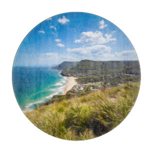 Küstenlinie   New South Wales, Australien Schneidebrett