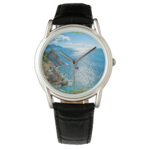Küstenlinie Palaiokastritsa, Korfu, Griechenland Armbanduhr