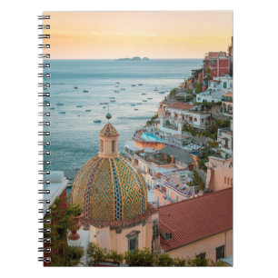 Küstenlinie   Positano, Amalfi Coast, Italien Notizblock