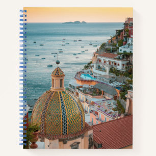 Küstenlinie   Positano, Amalfi Coast, Italien Notizbuch