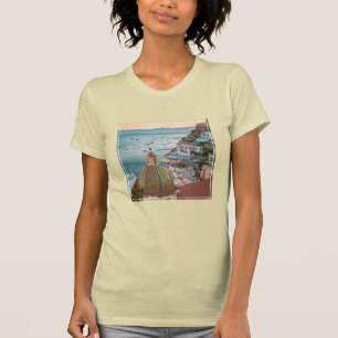 Küstenlinie   Positano, Amalfi Coast, Italien T-Shirt