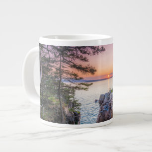 Küstenlinie   Ravens Nest Acadia Nationalpark Main Jumbo-Tasse