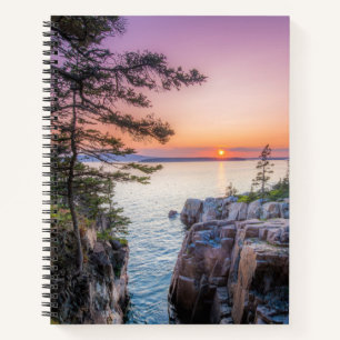 Küstenlinie Ravens Nest Acadia Nationalpark Main Notizbuch