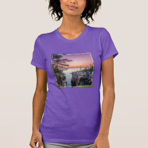 Küstenlinie   Ravens Nest Acadia Nationalpark Main T-Shirt