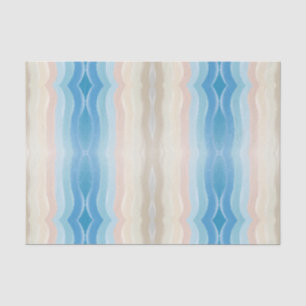 Küstenlinie Salty Wavy Wiederholungsmuster Seidenpapier