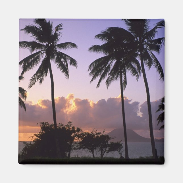 Küstenlinie St. Kitts Magnet (Vorne)