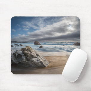 Küstenlinie   Stormy Big Sur, Kalifornien Mousepad