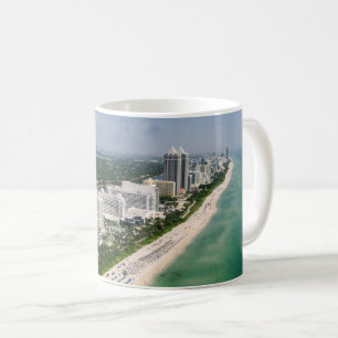 Küstenlinie Urban Beach, Miami, Florida Kaffeetasse