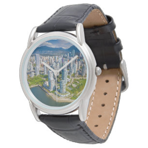 Küstenlinie   Vancouver, British Columbia, Kanada Armbanduhr