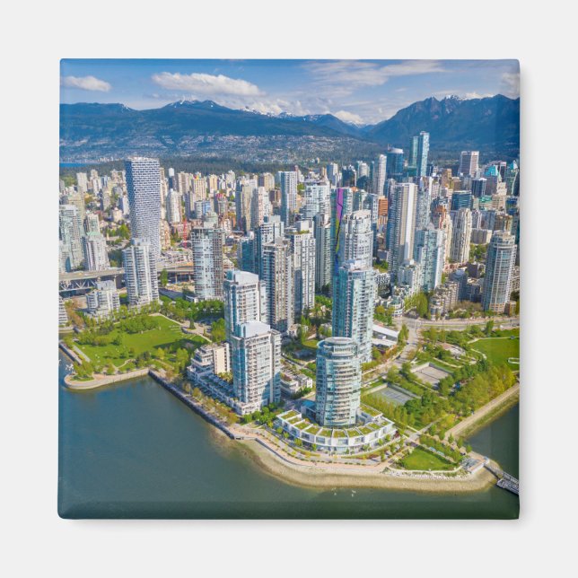 Küstenlinie | Vancouver, British Columbia, Kanada Magnet (Vorne)