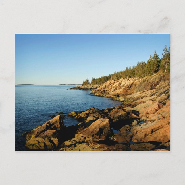 KüstenlinieAcadia Postkarte (Vorderseite)