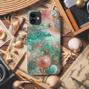 Küstenminze Korallenriff Seashell Paradise Case-Mate iPhone Hülle