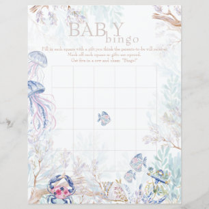 Küstennachwuchs-Bingo-Spiel für Baby-Shower