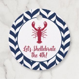 Küstennationalfeiertag 4. Juli Shellebrate Geschenkanhänger