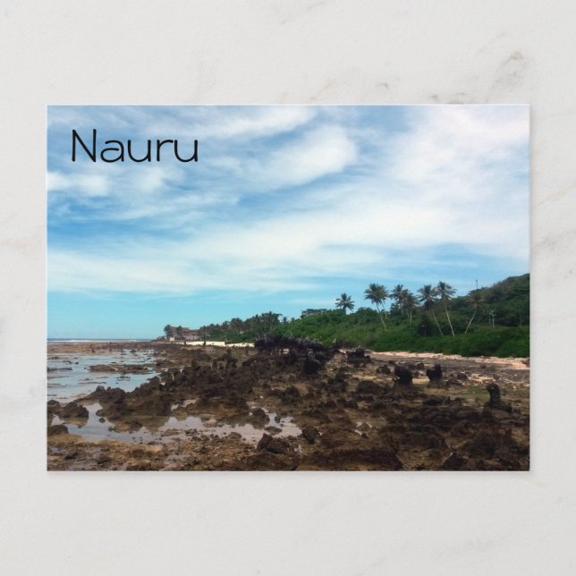 Küstennauru Postkarte (Vorderseite)