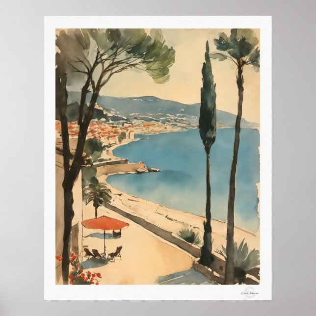 Küstenort-Bay-View-Poster Poster (Vorne)