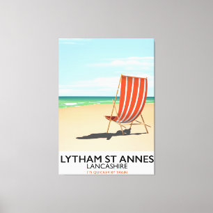 Küstenplakat Lytham-St. Annes Lancashire Leinwanddruck