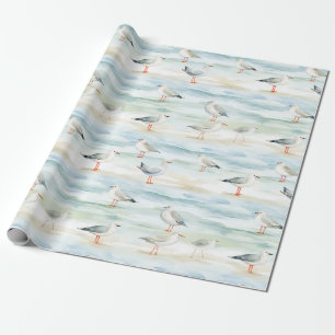 Küstenregenpfeifer-Ufer-Muster (6) Geschenkpapier