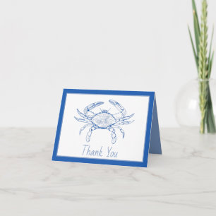 Küstensand Meer Blaue Krabbe Danke