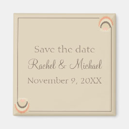 Küstenseashells Save the Date Magnet