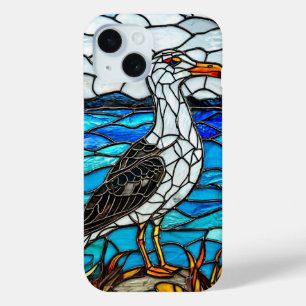 Küstenseemöwe Buntglas Künstlerische Natur Case-Mate iPhone Hülle